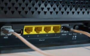 Server connections network at hosting provider